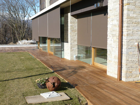 Parquet esterno dopo la posa